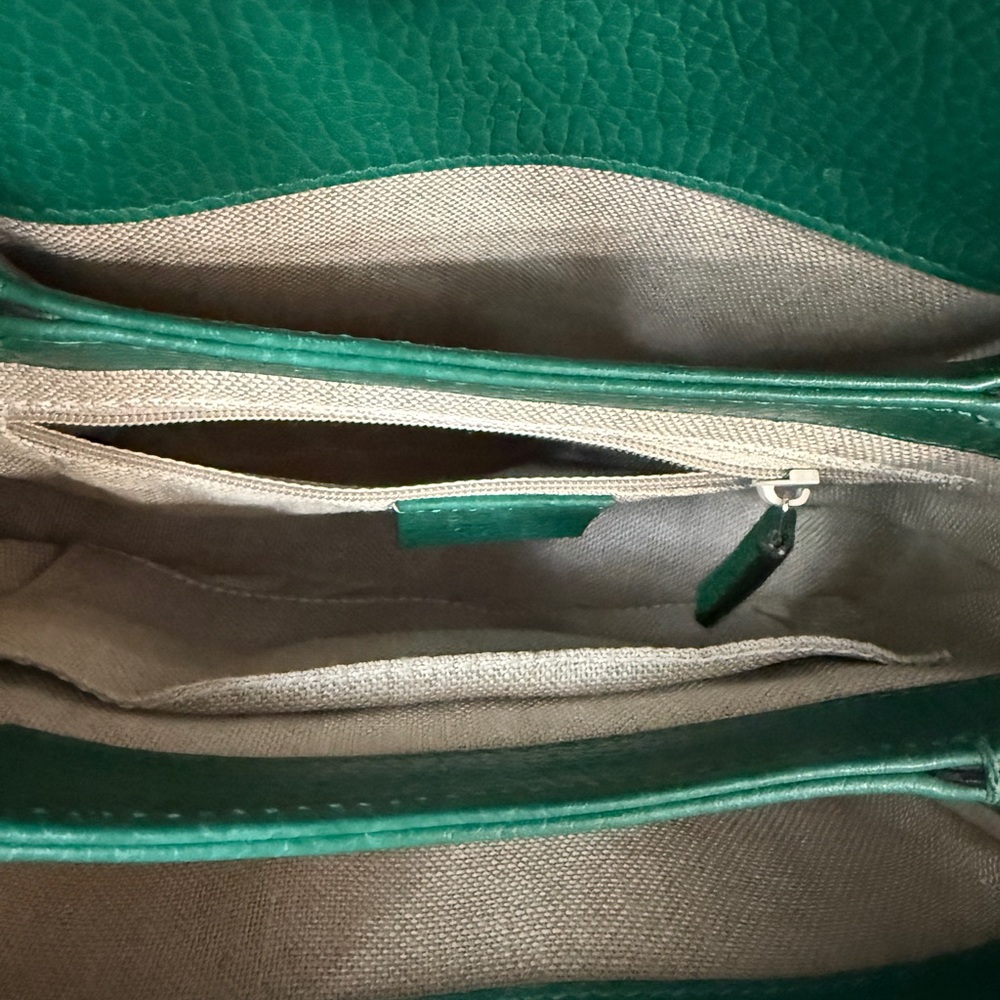 Gucci Emerald Green Interlocking GG Crossbody - image 12